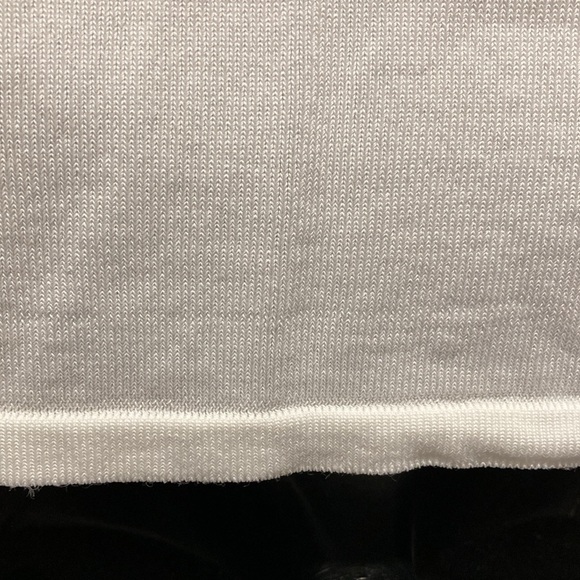 Cartise White Cap Sleeve Bow Accent Ruched Beaded Top - Sz M - Picture 10 of 12